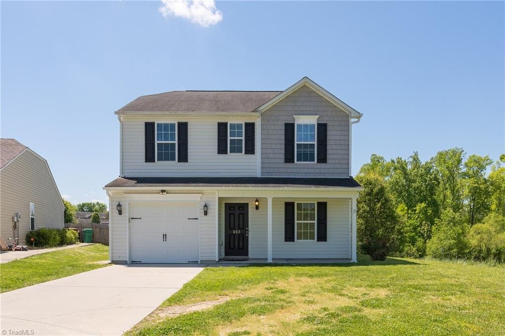 Exterior photo of 663 Switchback Court, High Point NC 27265. MLS: 1140676