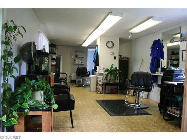 Interior Space/Layout. Interior View of Beauty Shoppe and Equipment